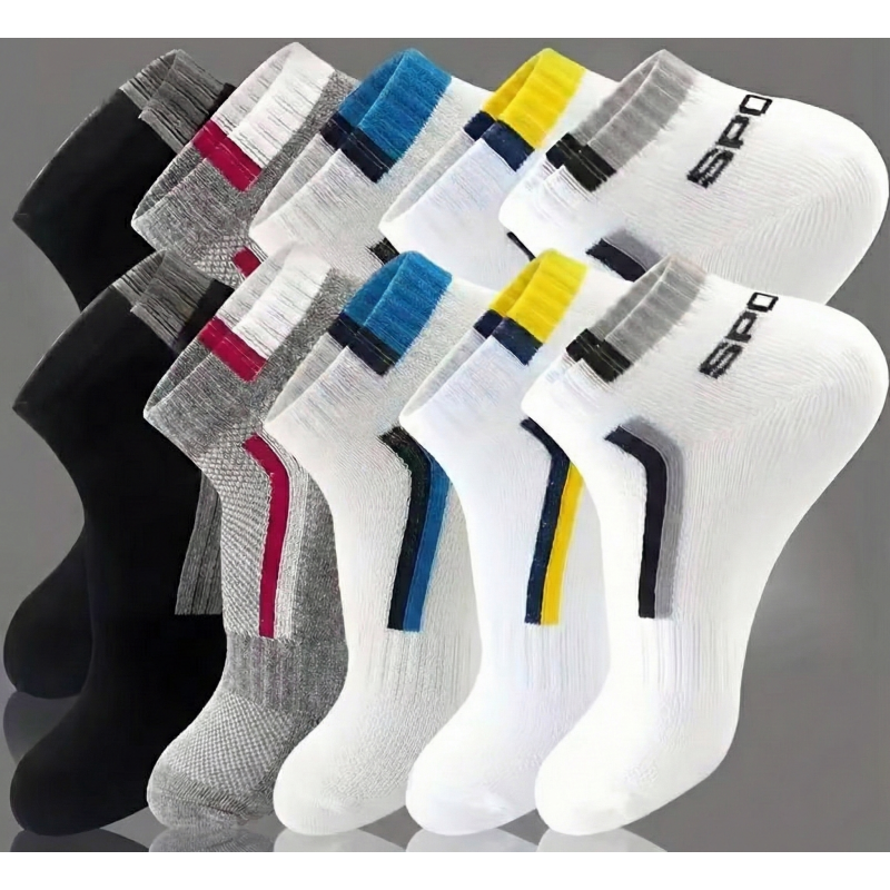 갓성비 스포츠 단목양말 대용량세트, 10켤레, FREE(250mm-275mm) 상품 이미지 2