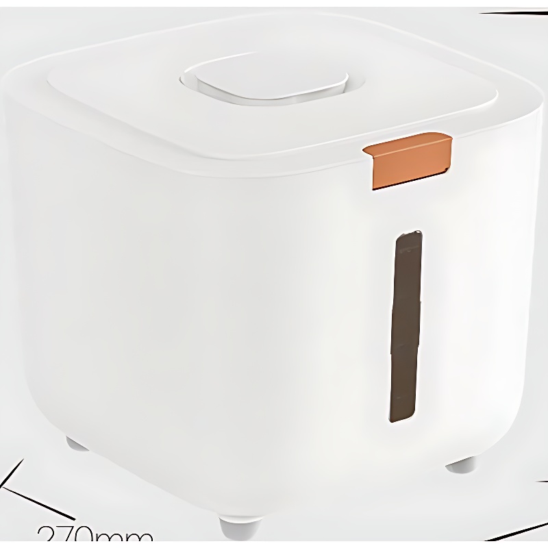 레토 원터치 쌀통, 화이트, 10kg, 1개 상품 이미지 5