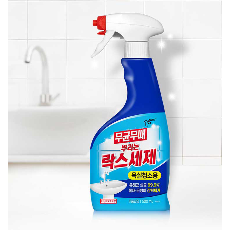 피죤 무균무때 뿌리는 락스세제 욕실청소용, 500ml, 4개 상품 이미지 3