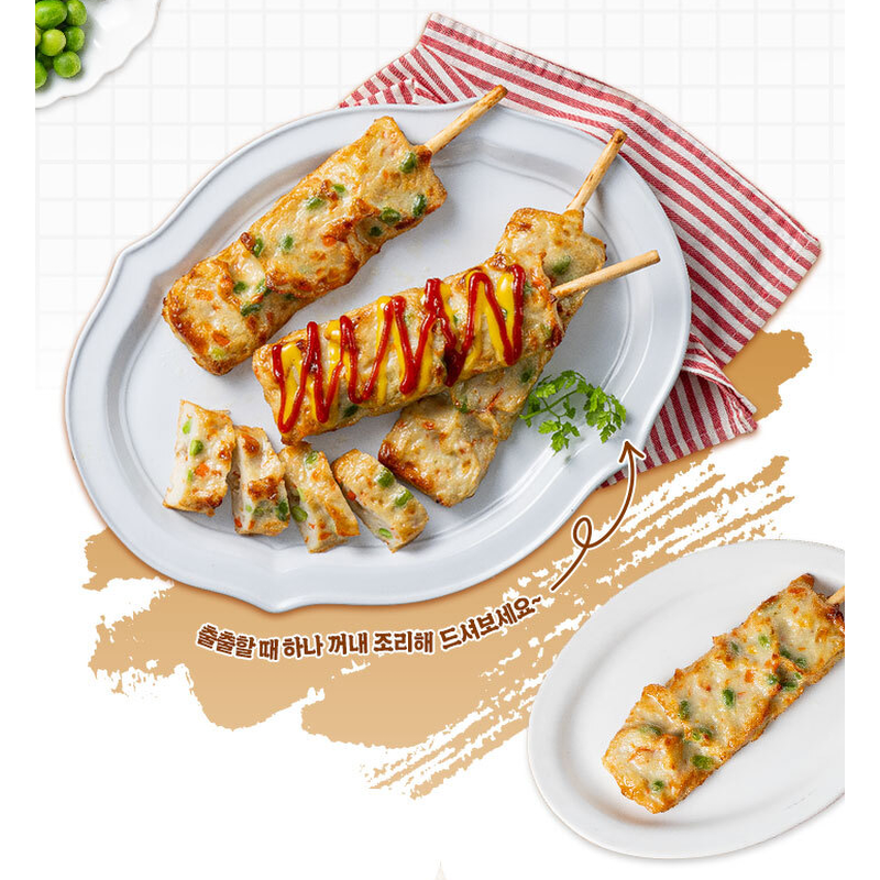 푸드앳홈 야채핫바 400g 1팩 + 문어핫바 400g 1팩, 2팩 상품 이미지 7