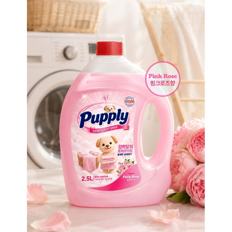 에이스퍼플리 고농축 핑크로즈 섬유유연제, 실내건조, 2.5L, 4통 상품 이미지 6