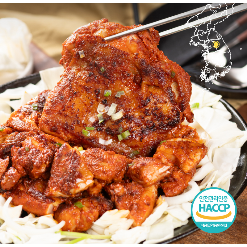 닭다리 통살 춘천닭갈비, 500g, 2개 상품 이미지 4