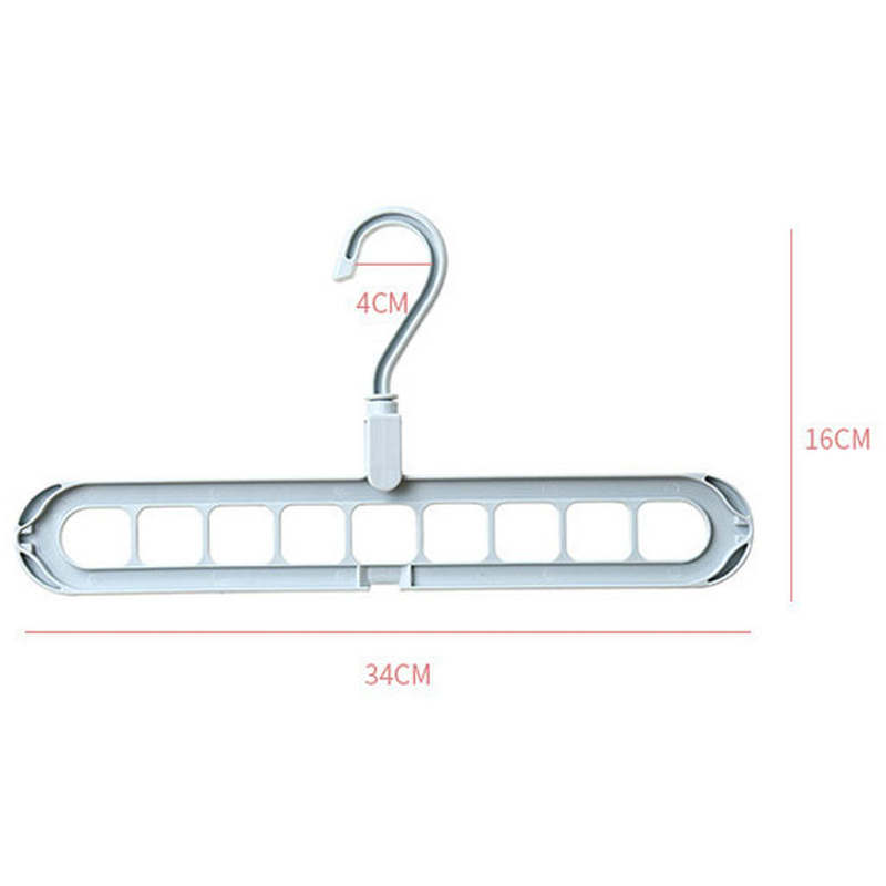 좁은공간 멀티 옷걸이, MB152, 그린, 9구, 2개 상품 이미지 9