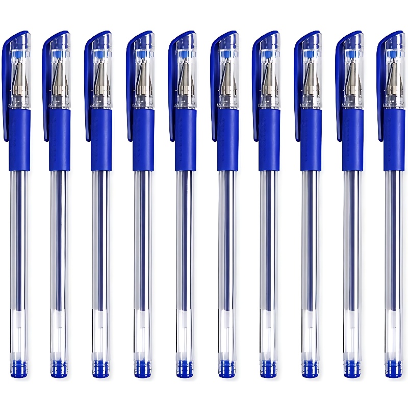 잘 써지는 0.5mm 젤잉크 중성펜, 블랙, 10개입 상품 이미지 1