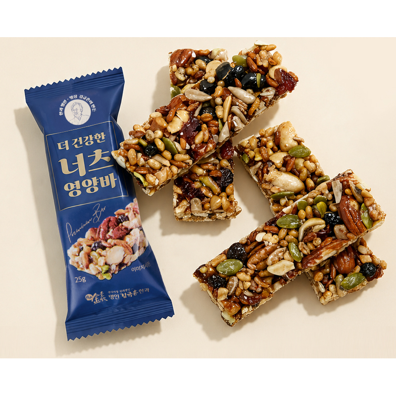 김규흔 한과 더 건강한 너츠 영양바, 125g, 5개입, 5박스 상품 이미지 3