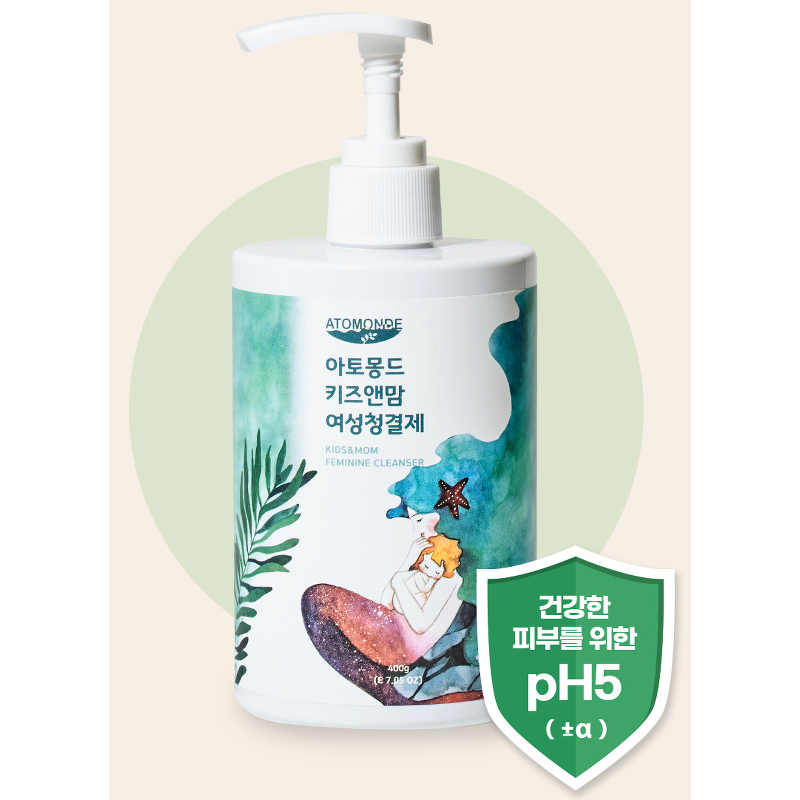 아토몽드 키즈앤맘 유아청결제 아기클렌저 여성청결제, 1+1 구성, 총 2개 상품 이미지 6