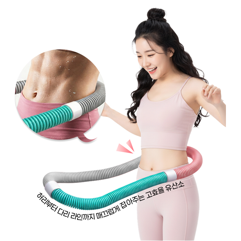 뱃살쏙 훌라후프, 1.44kg, 1개 상품 이미지 5