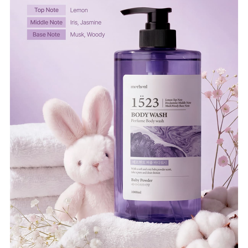 메르헨트 퍼퓸 대용량 바디워시, 피치블라썸향, 1L, 2개 상품 이미지 3