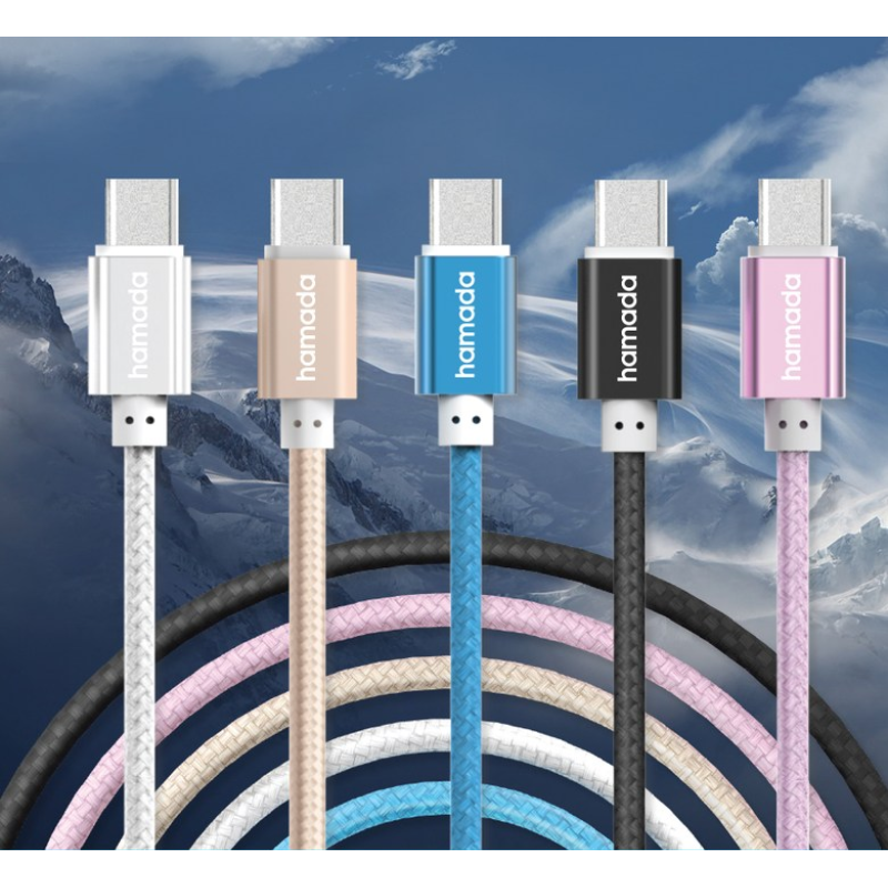 WJT 메탈 고속 충전 케이블, USB-C, 실버, 1.5m, 2개 상품 이미지 7