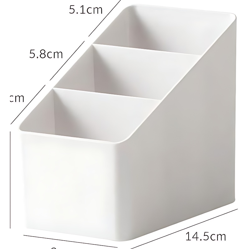 3단 리모콘 정리함, 화이트, 2개 상품 이미지 4