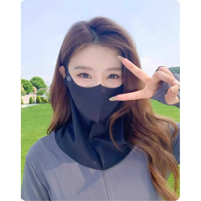 빨강양말 360도 UV 자외선 차단 스포츠 마스크, 블랙 1개 + 핑크 1개 + 그레이 1개 + 다크그레이 1개, 4개 상품 이미지 3