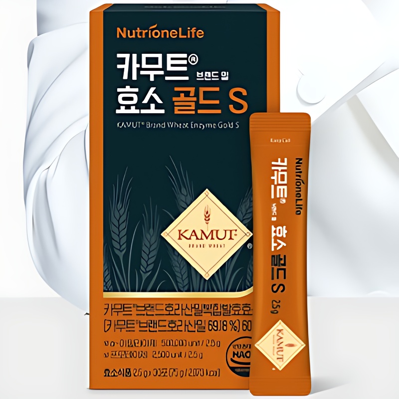 뉴트리원 카무트 브랜드 밀 효소 골드 S, 30포, 3개 상세 이미지 3