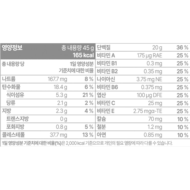 랩노쉬 슬림쉐이크 7종 혼합 스타터팩, 딸기쿠키크럼블 1개 + 얼그레이밀크티 1개 + 더블초코 1개 + 인절미 1개 + 제주말차 1개 + 로스팅 흑임자 1개 + 초당옥수수 1개, 45g, 7개 상품 이미지 7