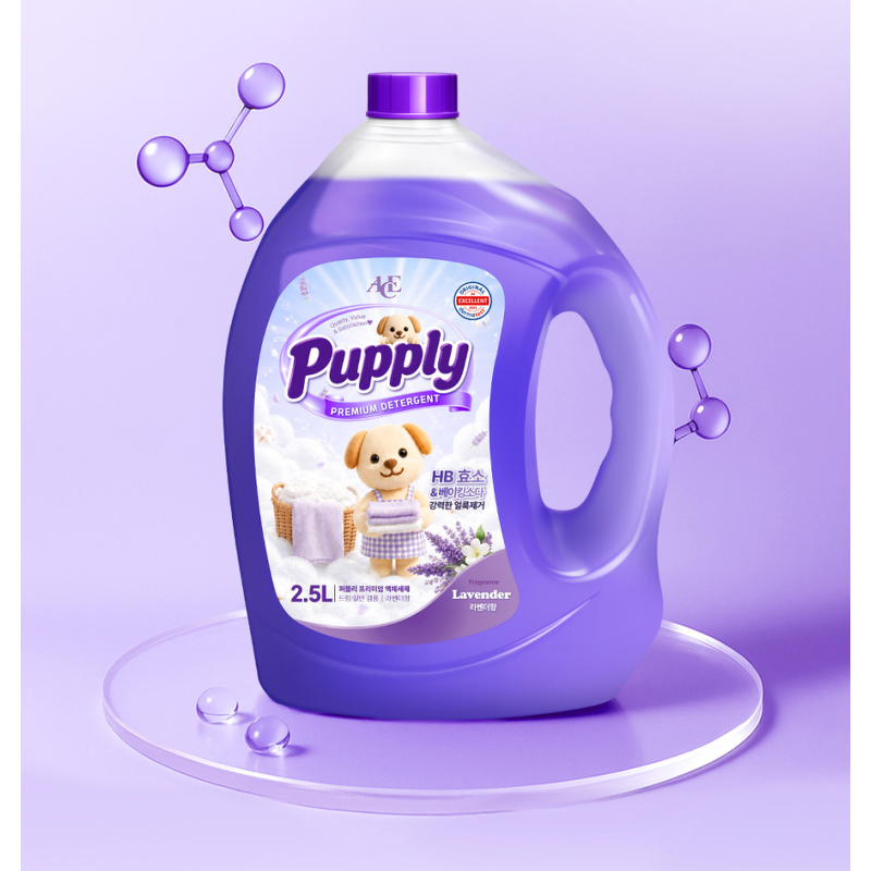 에이스 퍼플리 라벤더 액체 세탁세제, 실내건조, 2.5L, 4병, 1박스 상품 이미지 5