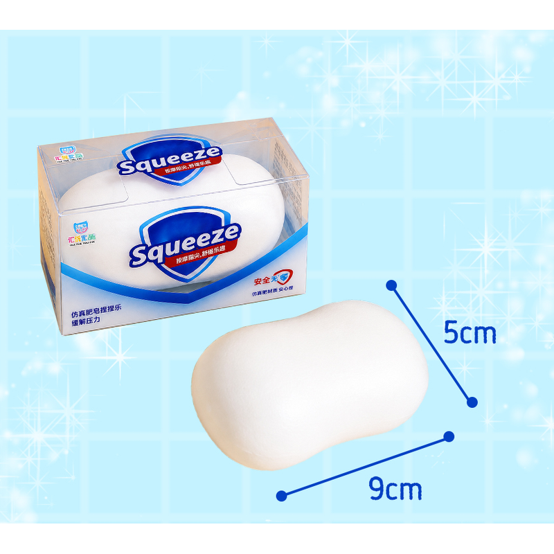 스트레스 해소 비누 쫀득콰삭 슬랑이 화이트, 70g, 1개 상품 이미지 6