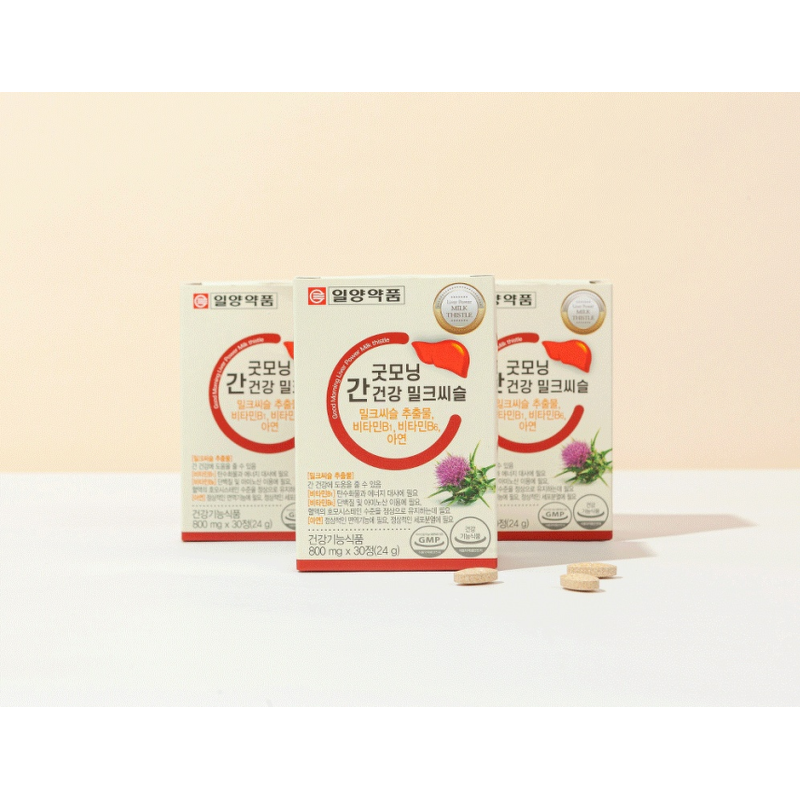 일양약품 굿모닝 간건강 밀크씨슬, 800mg, 30정, 2박스 상품 이미지 4