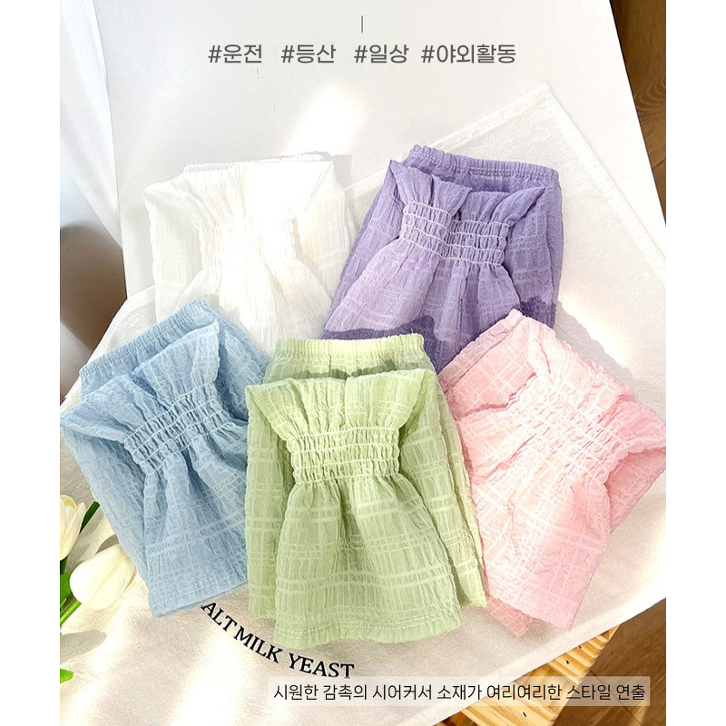 아이스쿨 시어서커 여름 쿨토시, 화이트 상품 이미지 2