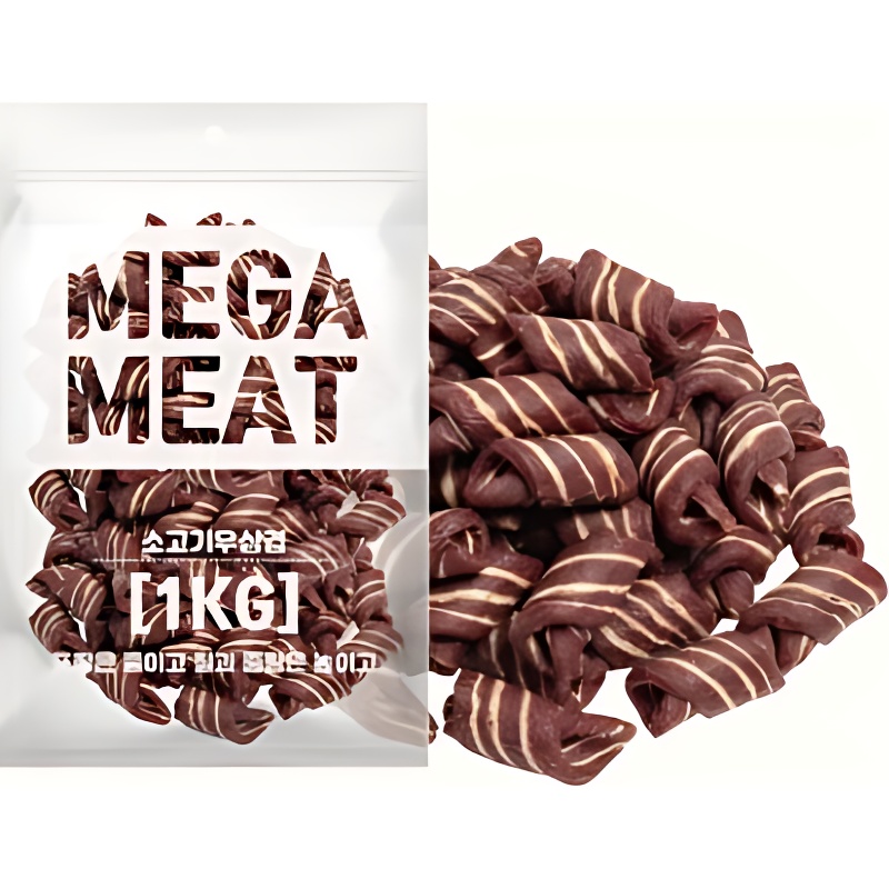 메가미트 강아지 간식, 오리윙, 1kg, 1개 상품 이미지 5