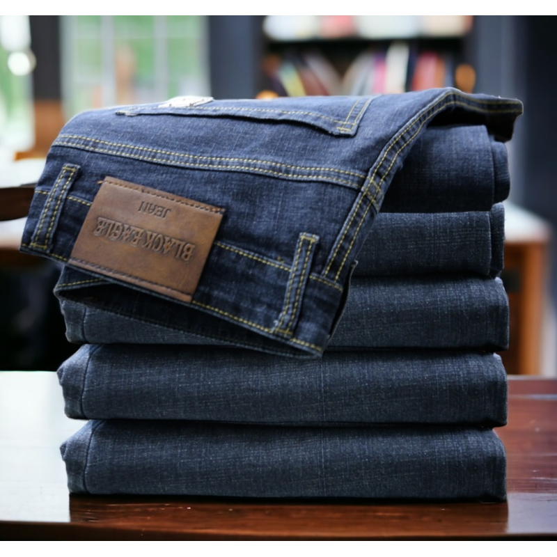블랙이글 썸머진 스판 스트레이트핏, Medium Blue, 34, 1개 상품 이미지 4