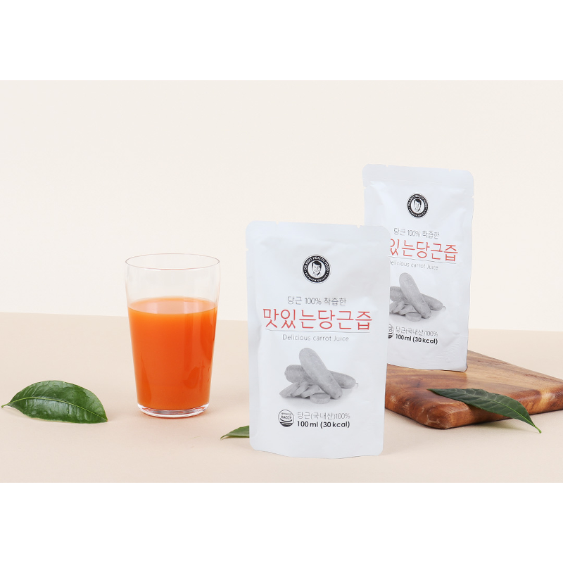 김재식헬스푸드 맛있는 당근즙, 100ml, 30팩, 1박스 상세 이미지 3