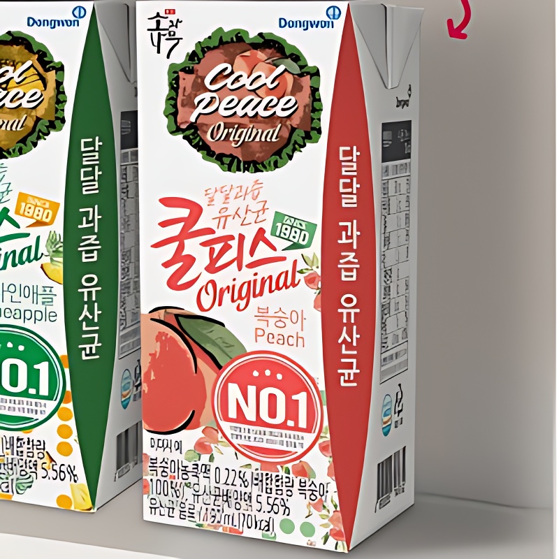 쿨피스, 복숭아, 190ml, 15개 + 파인애플, 190ml, 15개 상세 이미지 4
