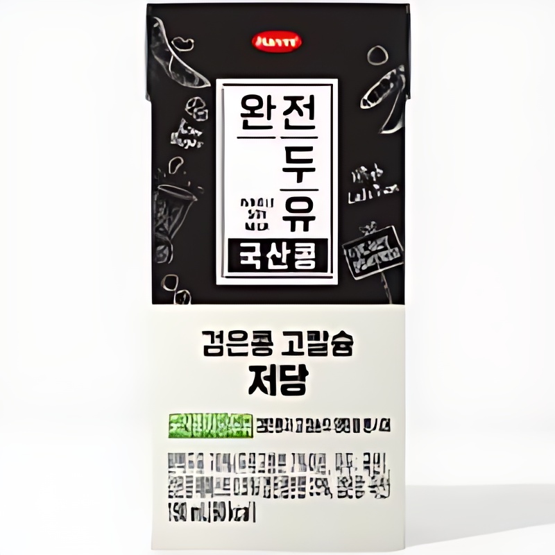 한미 완전두유 국산콩 검은콩 고칼슘 저당, 190ml, 32팩 상품 이미지 7
