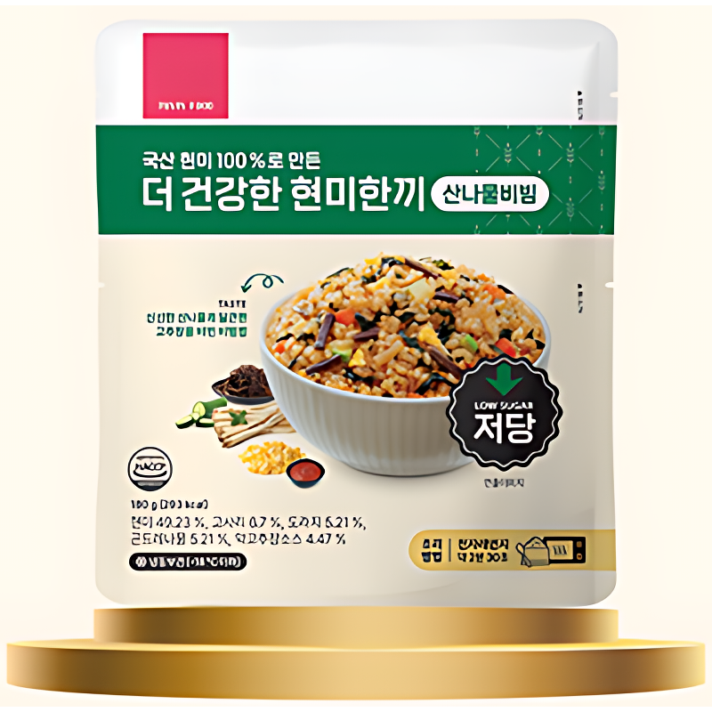 쥬비스푸드 더 건강한 현미한끼 4종, 180g, 4개입, 1세트 상품 이미지 4