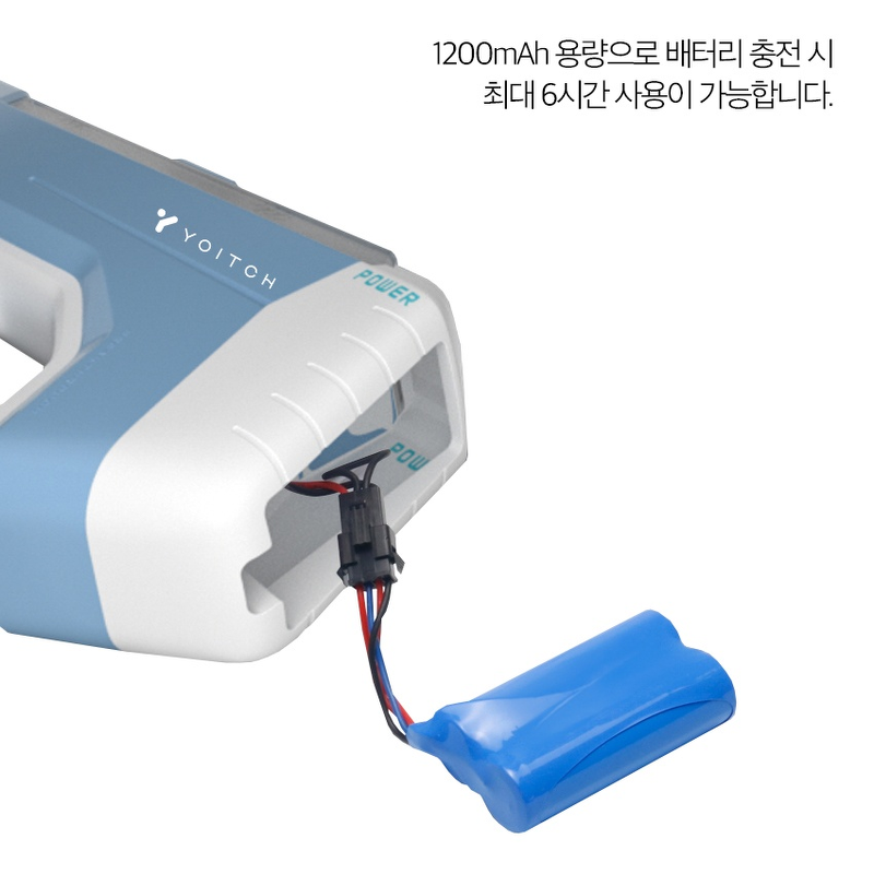 요이치 스팅샷 대형 전동 물총 레이저 워터밤 워터건, 화이트, 1개 상품 이미지 2