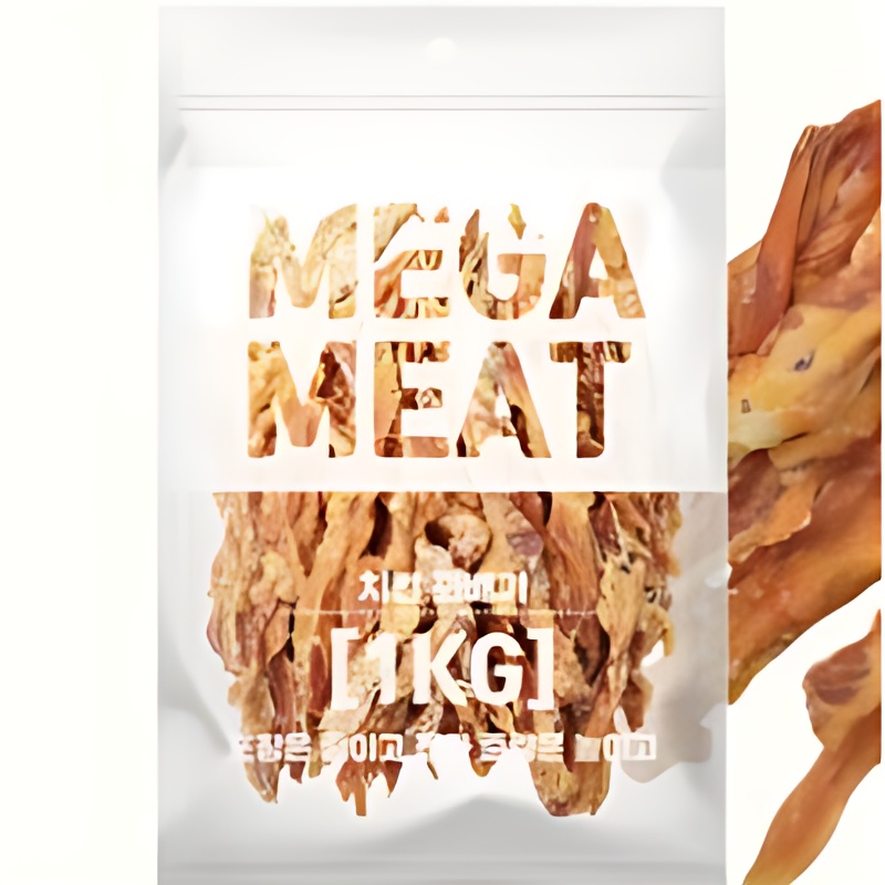 메가미트 강아지 간식, 오리윙, 1kg, 1개 상품 이미지 6