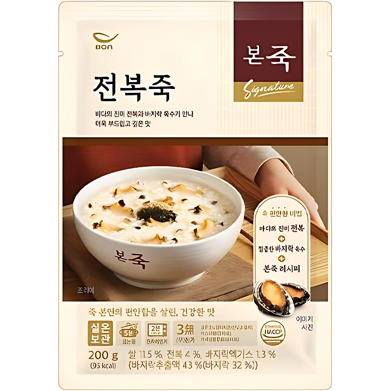 본죽 죽 4종 세트, 200g, 5팩 상품 이미지 2