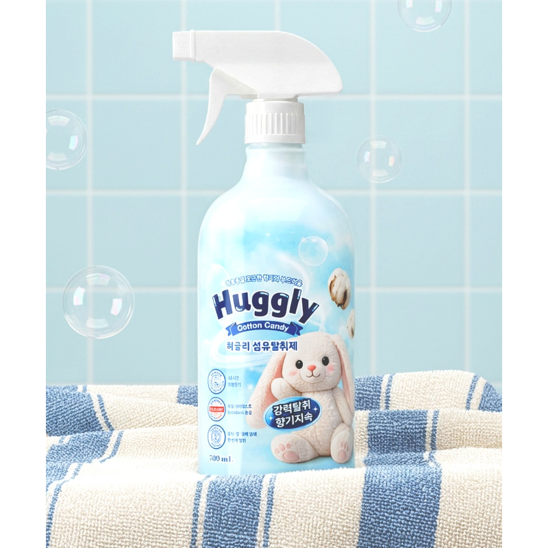 허글리 대용량 섬유탈취제, 코튼캔디, 700ml, 2개 상품 이미지 5
