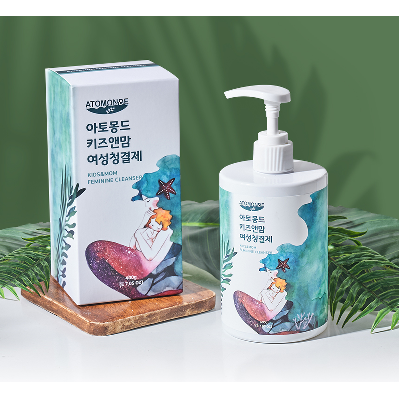아토몽드 키즈앤맘 유아청결제 아기클렌저 여성청결제, 1+1 구성, 총 2개 상품 이미지 3