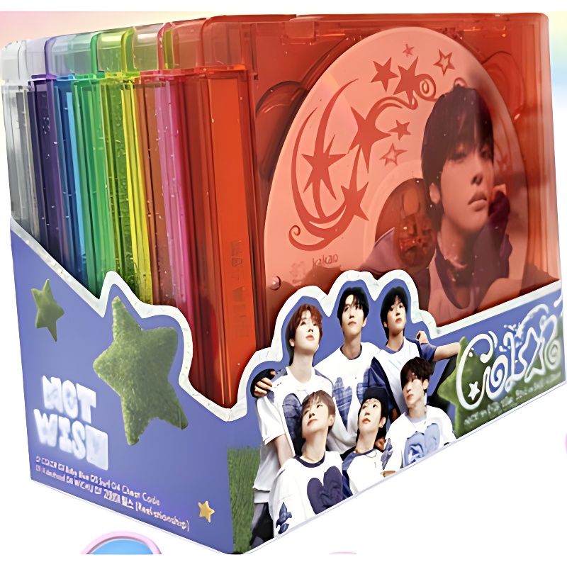 NCT WISH 엔시티 위시 미니 3집 COLOR Jewel Case Ver, 디스크 수량, set 상품 이미지 2