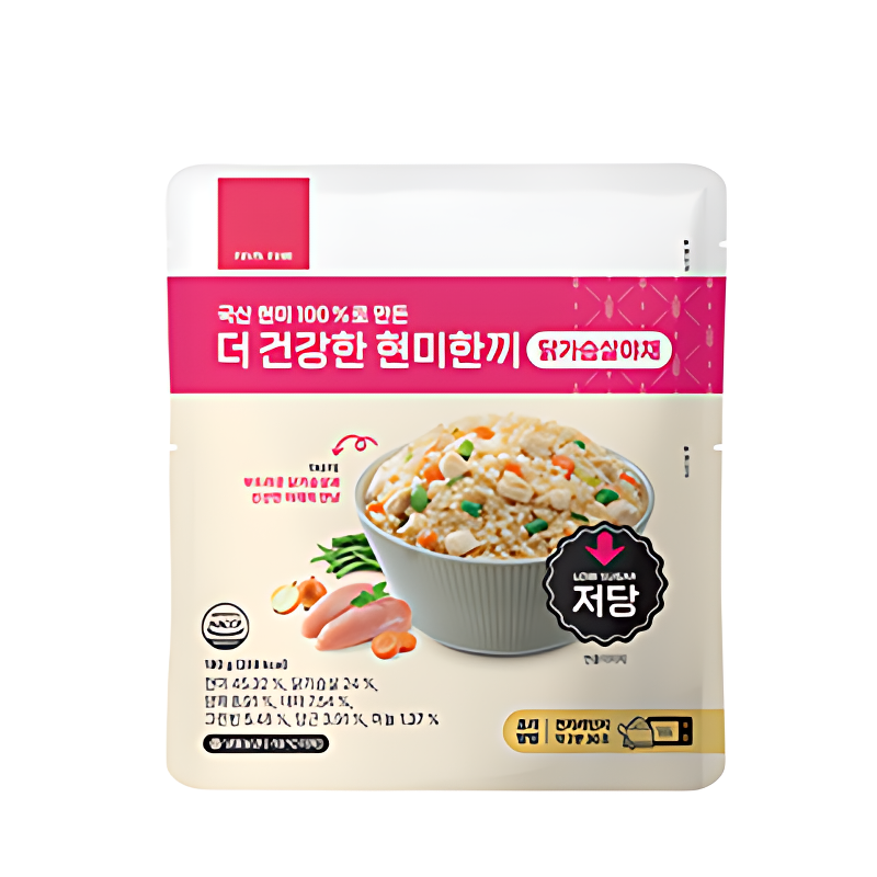 쥬비스푸드 더 건강한 현미한끼 4종, 180g, 4개입, 1세트 상품 이미지 5