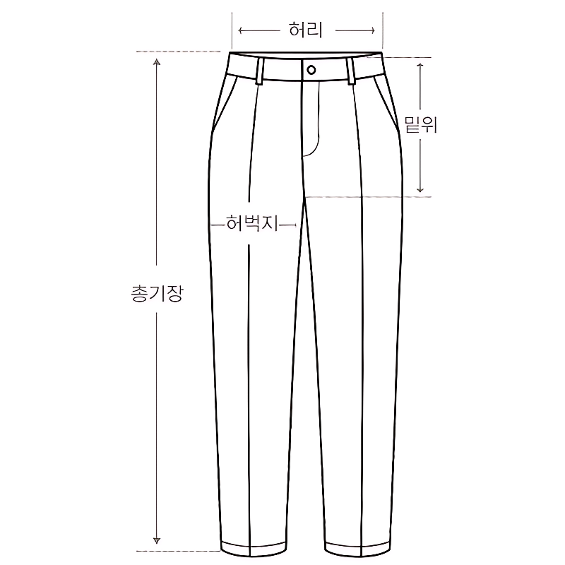미르바네스 여성 데일리 핀턱 밴딩 슬랙스, 크림베이지, 55 상품 이미지 7