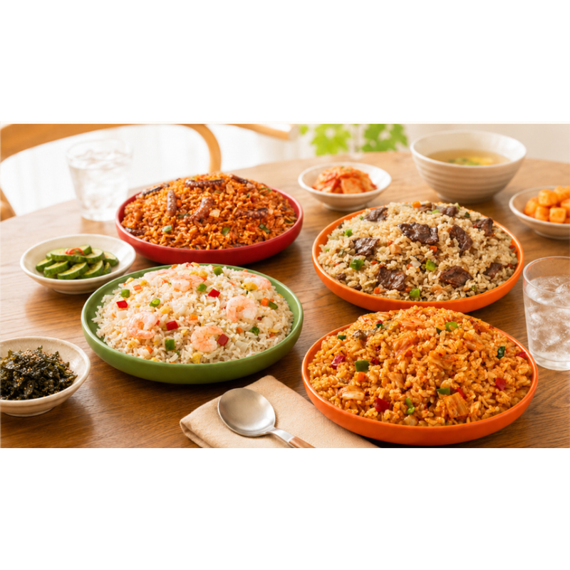 천일식품 볶음밥, 새우 500g 1개 + 낙지 500g 1개 + 소불고기 500g 1개 + 김치 500g 1개, 4개 상품 이미지 2