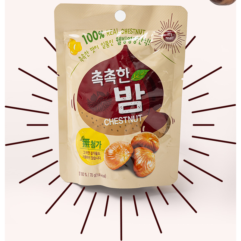 촉촉한 밤, 70g, 10봉 상품 이미지 3