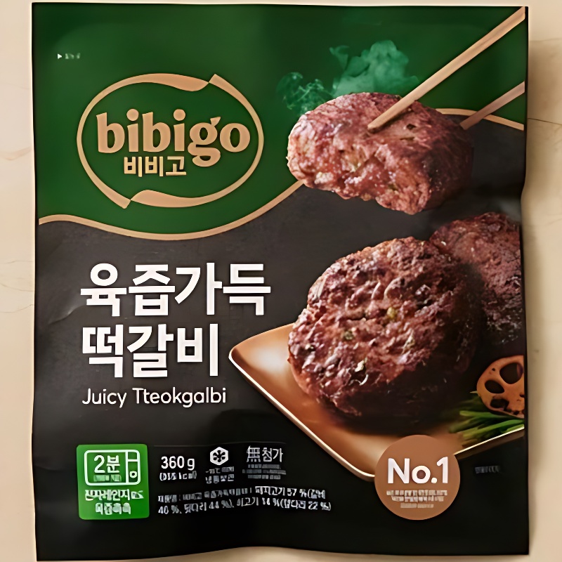 비비고 육즙가득 떡갈비, 360g, 4개 상세 이미지 2