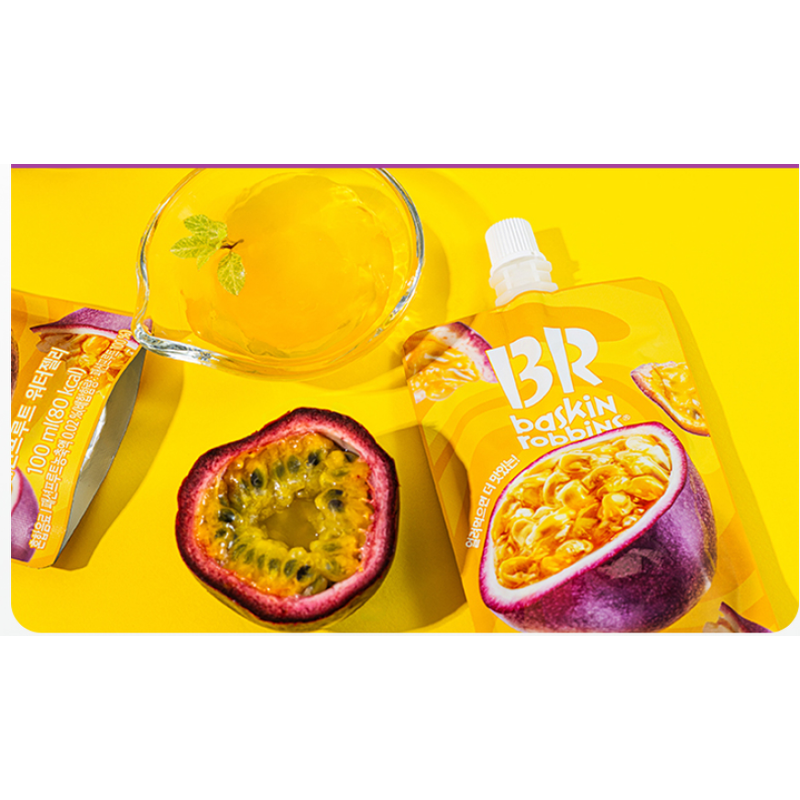 배스킨라빈스 패션푸르트 워터젤리, 100ml, 20개 상품 이미지 3