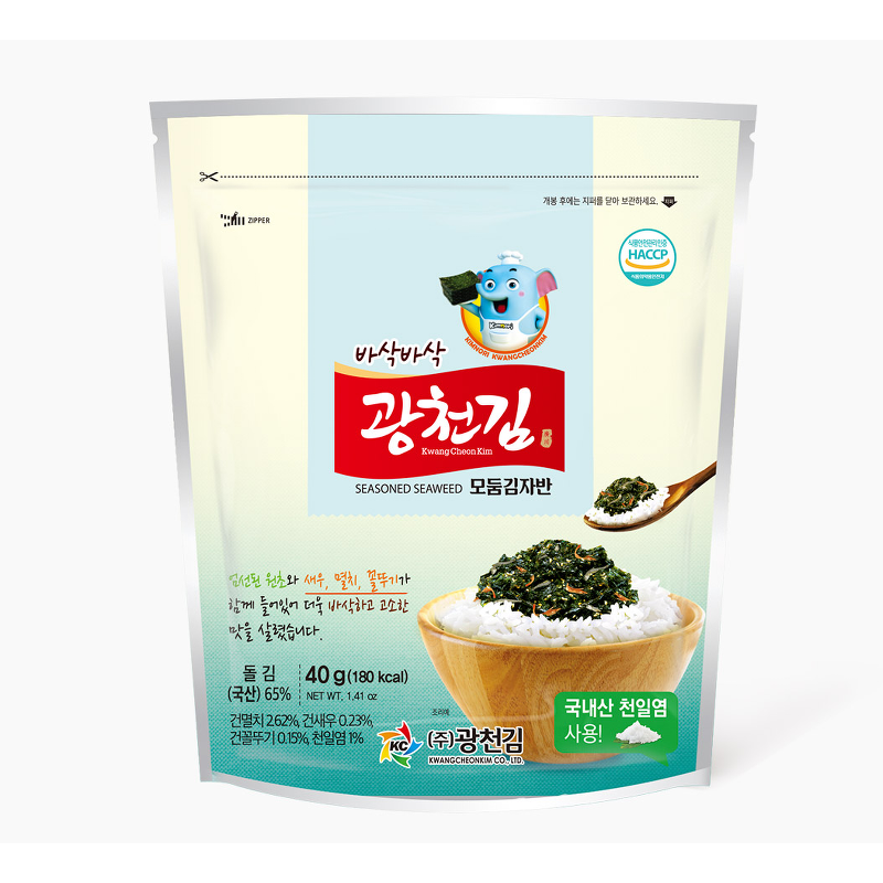 광천김 바삭바삭 모둠 광천 김자반, 40g, 10봉 상품 이미지 6
