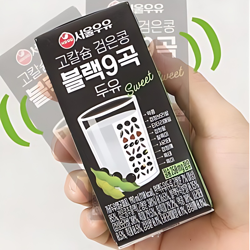 서울우유 고칼슘 검은콩 블랙9곡 두유, 190ml, 32개 상세 이미지 4
