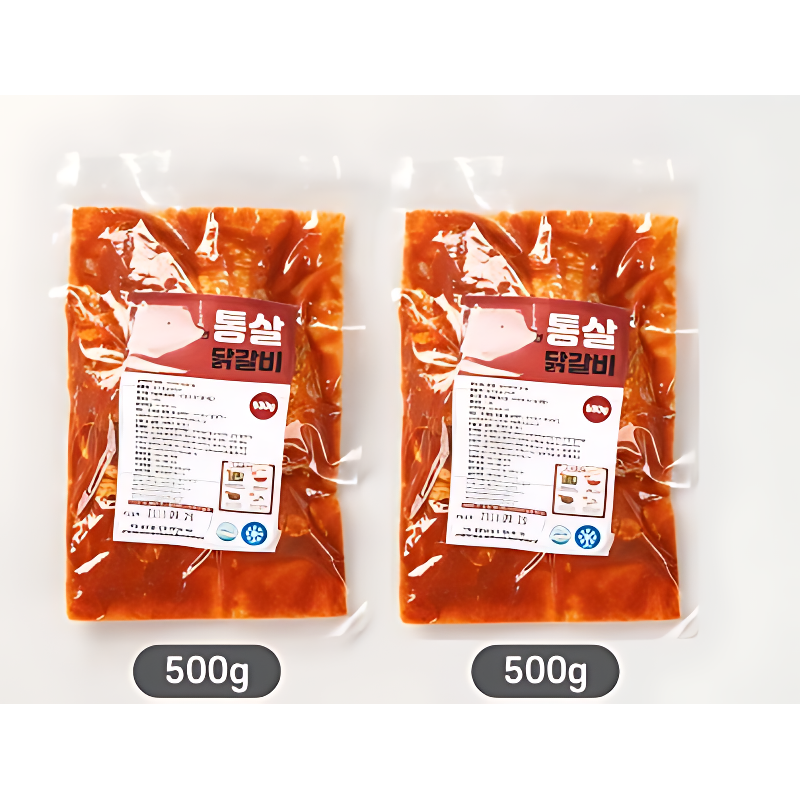 닭다리 통살 춘천닭갈비, 500g, 2개 상품 이미지 5