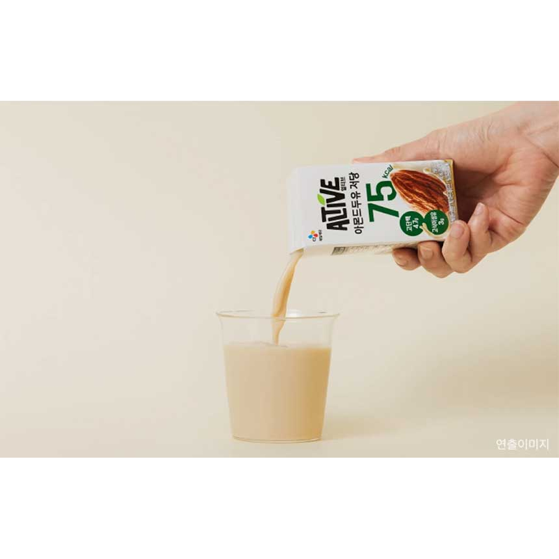얼티브 저당 아몬드 두유, 190ml, 24개 상품 이미지 3