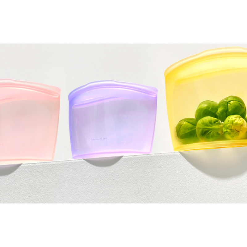 실리팟 지퍼백 3P 세트, 대 1개 + 중 1개 + 소 1개, 쿨라임, 1세트 상품 이미지 3