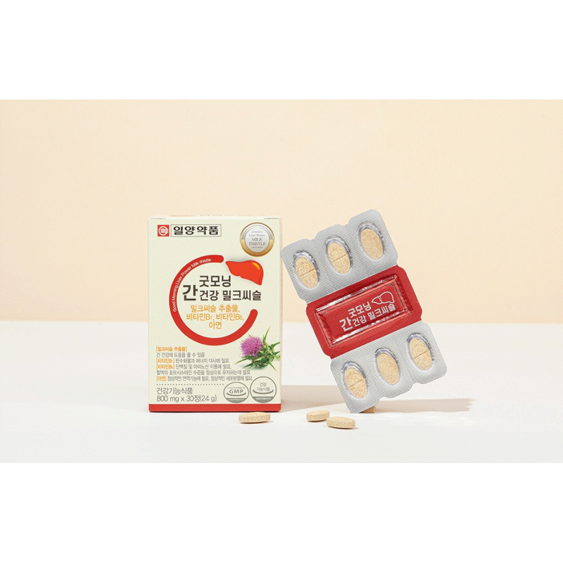 일양약품 굿모닝 간건강 밀크씨슬, 800mg, 30정, 2박스 상품 이미지 3