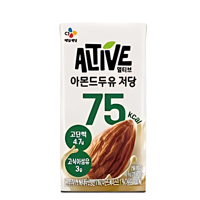 얼티브 저당 아몬드 두유, 190ml, 24개 상품 이미지 6
