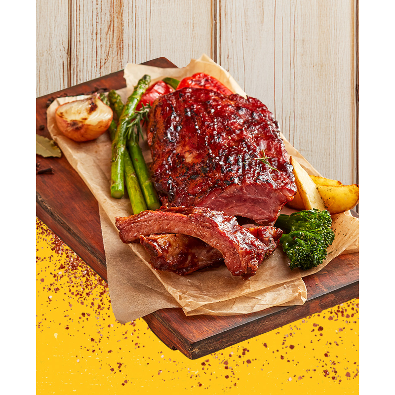 미트프로젝트 더블 시즈닝 BBQ 폭립, 500g, 2개 상품 이미지 1