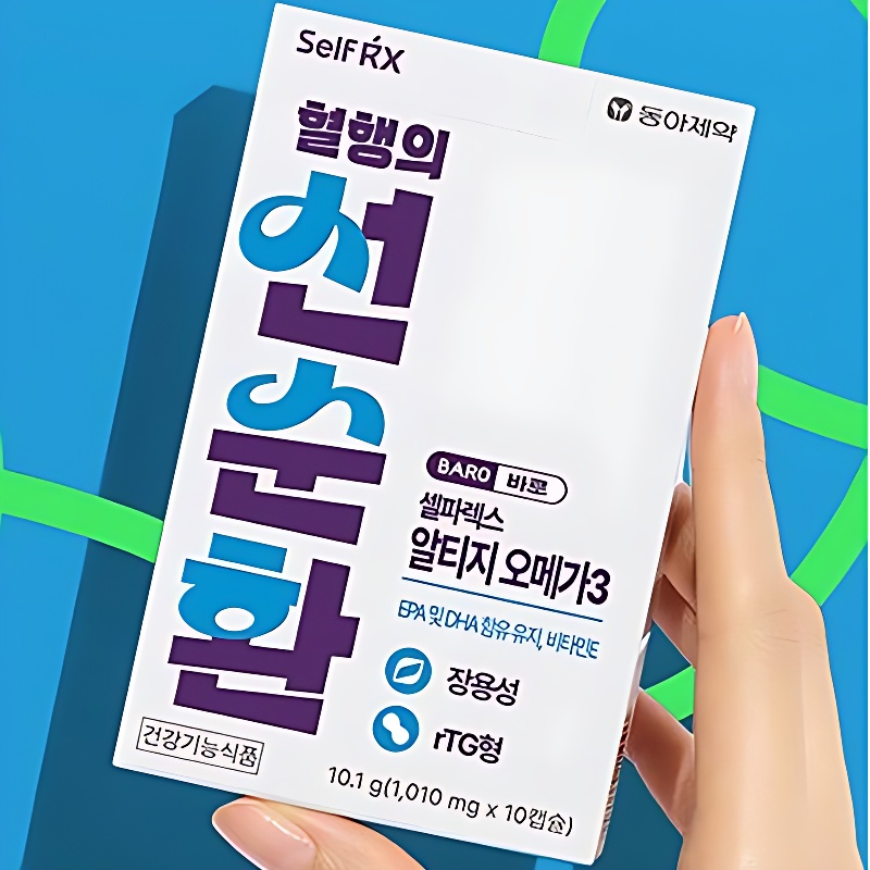 동아제약 셀파렉스 바로 알티지 오메가3, 1010mg, 10캡슐, 6박스 상품 이미지 2