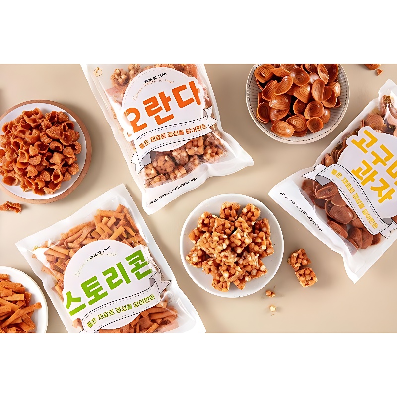 추억의 옛날 과자 4종 모음, 오란다 250g 1봉 + 스토리콘 250g 1봉 + 고구마형 270g 1봉 + 왕소라 270g 1봉, 1세트 상품 이미지 5