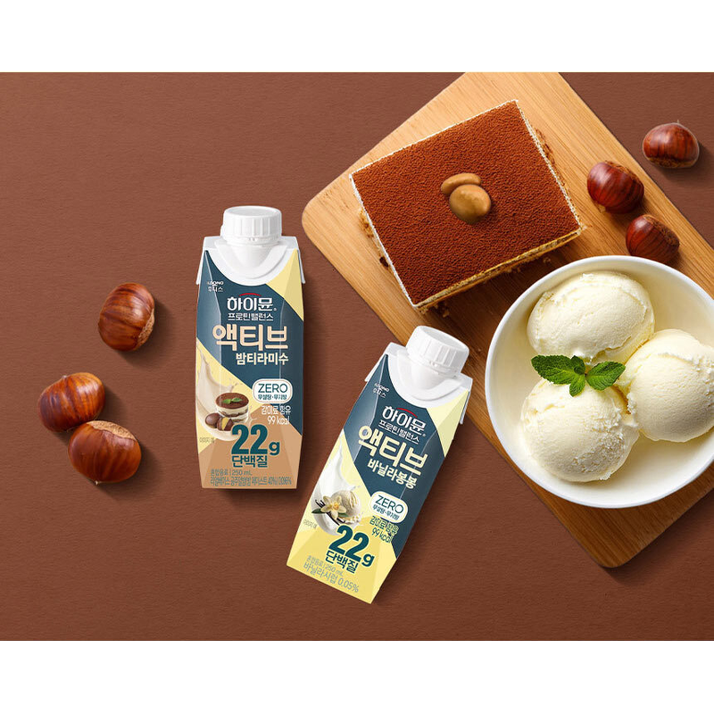 일동후디스 하이뮨 프로틴 밸런스 액티브 밤티라미수 제로, 250ml, 18개 상품 이미지 3